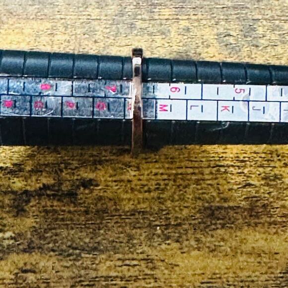 Sterling Silver 925 Faceted Rose Quartz & Pink Cubic Zirconia Ring Size 6.75 - Picture 3 of 3